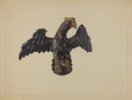 Pa. German Eagle Figure