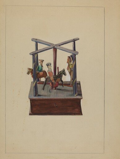 Pa. German Toy Merry-Go-Round