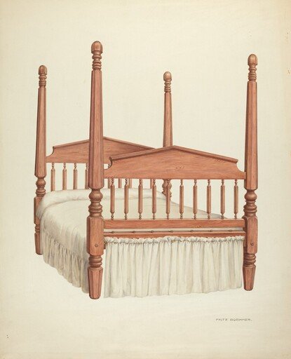 Zoar Four-Post Bed