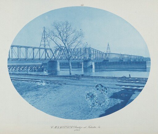 C.M. & St. P. RR Bridge at Sabula, Ia.