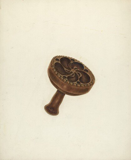 Zoar Butter Mold