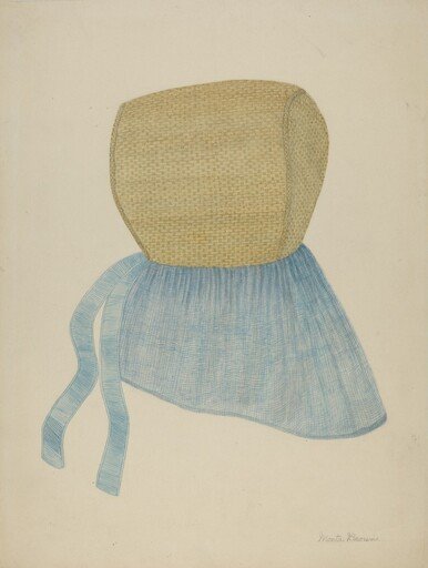 Shaker Straw Bonnet
