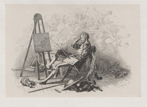Morning after the Masked Ball: Emil Theodor Richter at His Easel