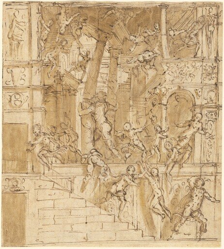 Samson Destroying the Temple