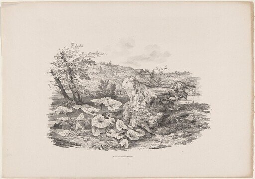 Landscape with a Tree Trunk
