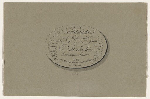 Title Page to Vier Nachtstücke