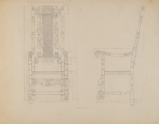 Drawing of a Chair