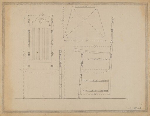 Drawing of Chair