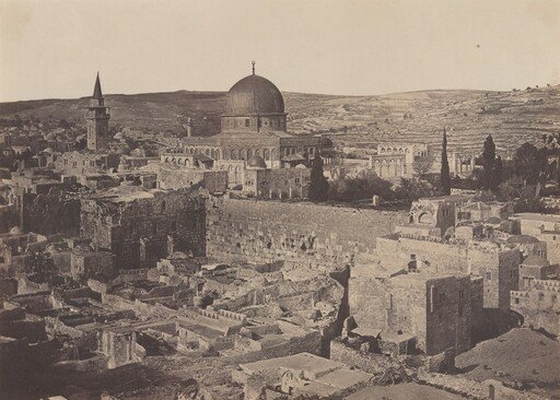 Western Wall and Omar Mosque, Jerusalem
