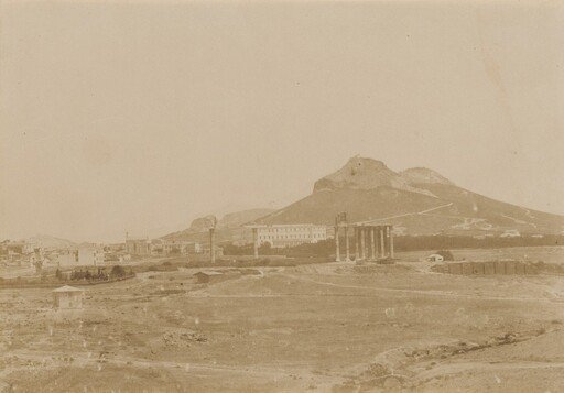 View of Athens with the Temple of the Olympian Zeus