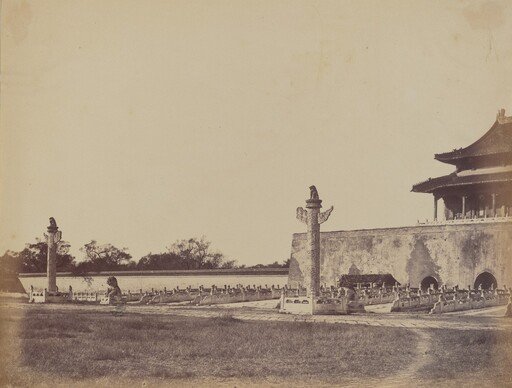 Entrance to the Winter Palace, Pekin, October 29, 1860