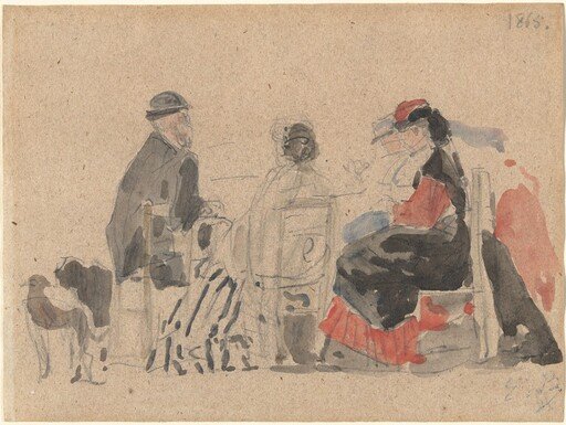 Conversation on the Beach