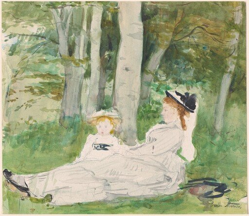 At the Edge of the Forest (Edma and Jeanne)