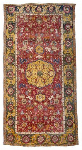 Medallion and Animal Carpet