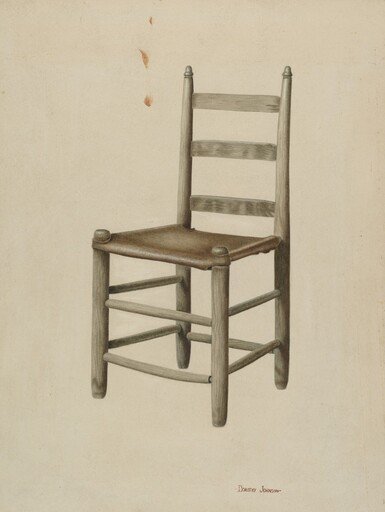 Rawhide-bottom Chair