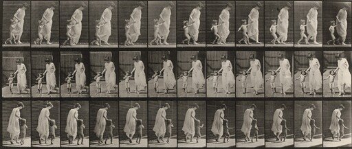 Plate Number 72. Running and leading child hand in hand