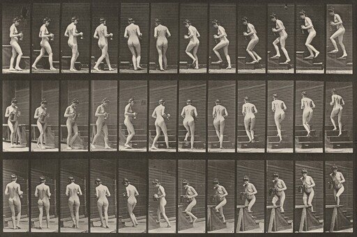 Plate Number 103. Turning and ascending stairs with a pitcher and goblet in hands