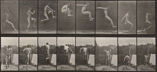 Plate Number 160. Jumping, running broad jump