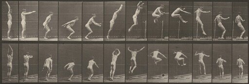 Plate Number 161. Jumping, standing high jump