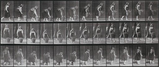 Plate Number 217. Stooping, lifting and carrying a 30-lb. basket