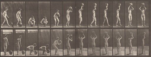 Plate Number 222. Stooping, lifting a water jar to head and turning