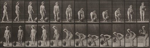 Plate Number 228. Turning and lifting a water jar from the ground
