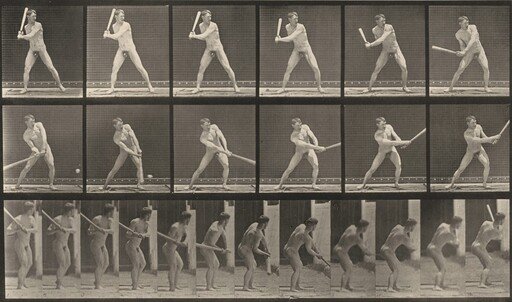 Plate Number 275. Baseball, batting a low ball