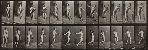 Plate Number 289. Cricket, round-arm bowling