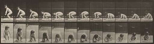 Plate Number 479. Child getting up from the ground