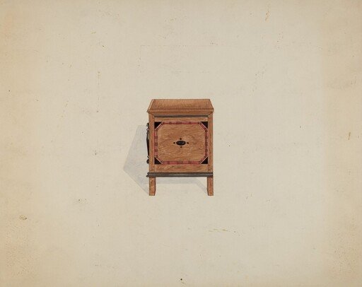 Side View of Blanket Chest