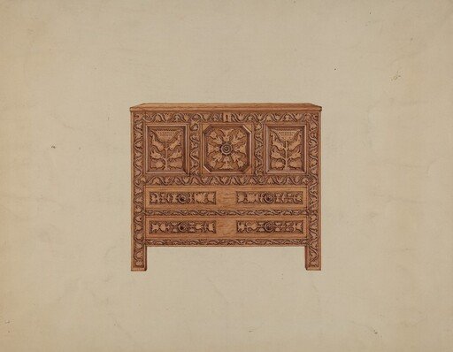 A Connecticut-type Hadley Chest