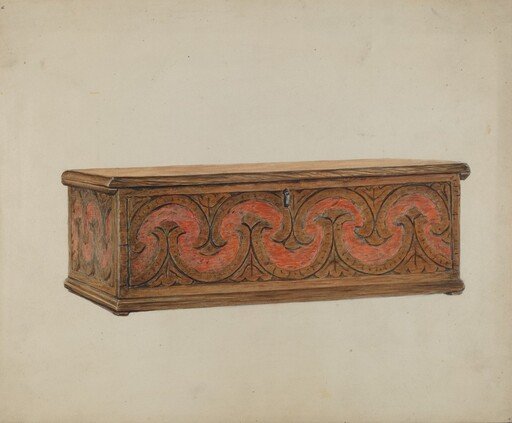 Small Carved Chest