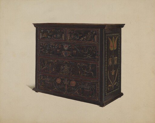 Painted Chest of Drawers