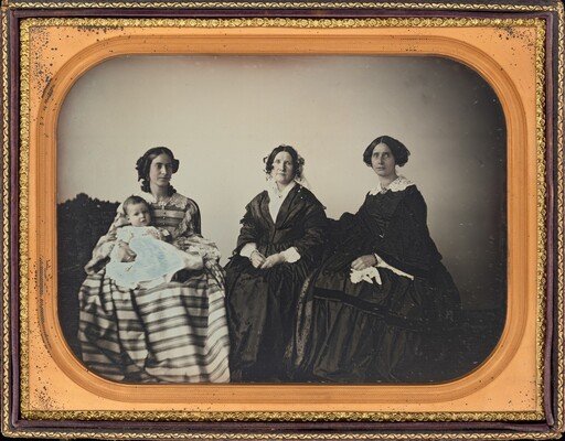 Portrait of a Mother, Child, and Two Women