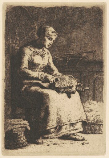 The Wool Carder (La Cardeuse)