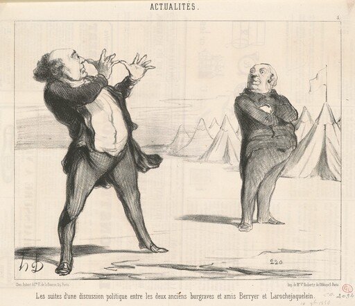 Les suites d'une discussion politique ...