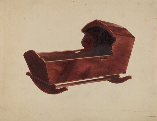 Mahogany Cradle