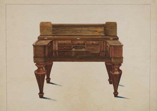 Melodeon Converted into Desk