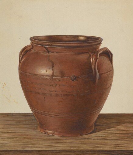 Two Handled Jar - Stoneware