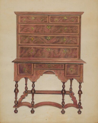 High Chest of Drawers