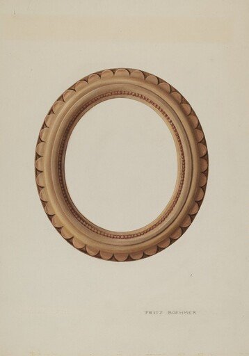 Pottery Picture Frame
