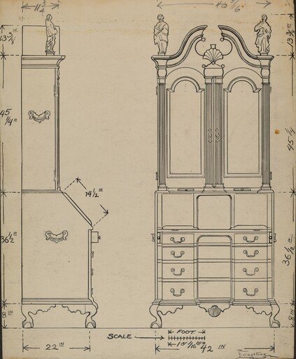 Cabinet-top Desk
