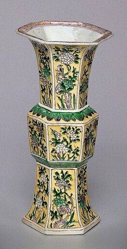 Hexagonal Trumpet Beaker Vase