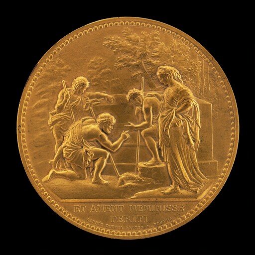 The Arcadian Shepherds (Et in Arcadia ego) [obverse]