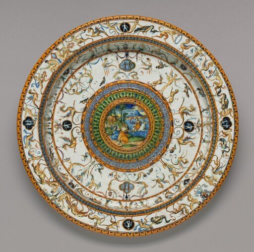 Ewer basin with Europa and the Bull and Cadmus and the Dragon