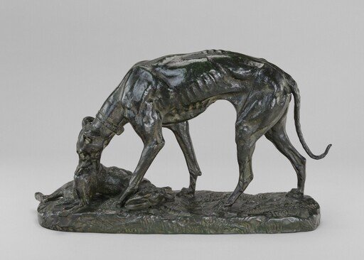 Greyhound Retrieving a Hare