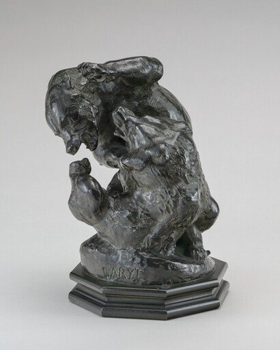 Two Bears Fighting