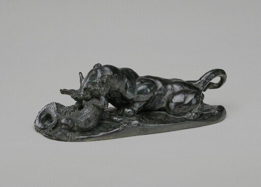 Jaguar Devouring a Crocodile