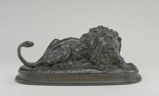 Lion Devouring a Doe