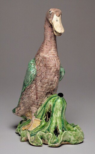 Duck on Lotus Leaf